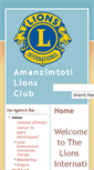 Mobile Screenshot of amanzimtoti-lions.org