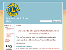Tablet Screenshot of amanzimtoti-lions.org